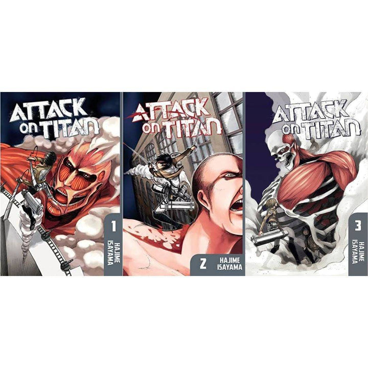 Attack on Titan Vol.  1, 2 &  3