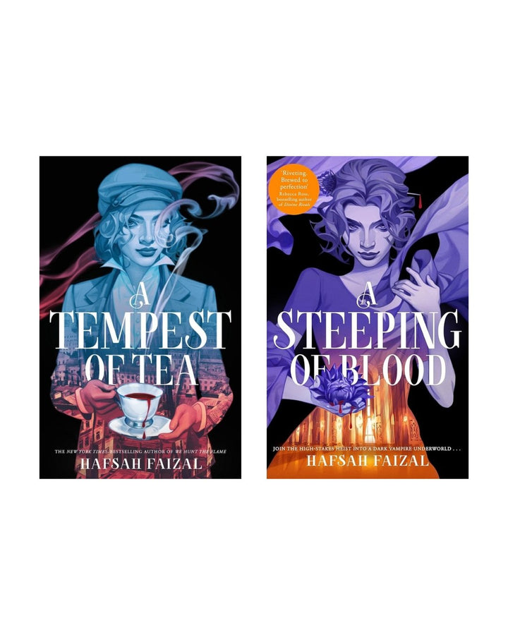 Blood and Tea Series by Hafsah Faizal (A Tempest of Tea & A Steeping of Blood) | Cash on Delivery | Free Bookmarks