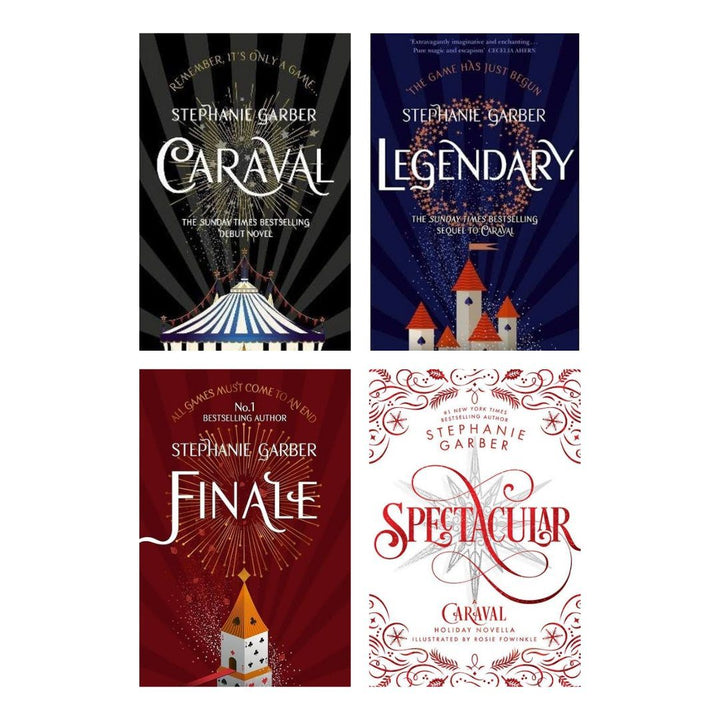 Caraval Series by Stephanie Garber (Caraval + Legendary + Finale + Spectacular)