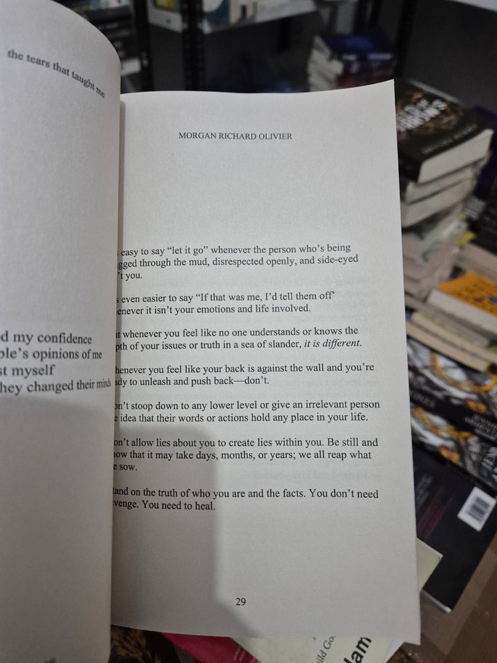 The Tears That Taught Me by Morgan Richard Olivier – A Healing Journey Through Self-Discovery & Resilience