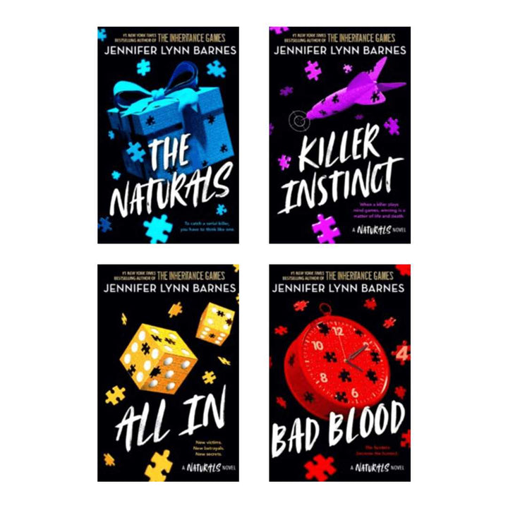 The Naturals Series by Jennifer Lynn Barnes (The Natural + Killer Instinct + All in + Bad Blood)