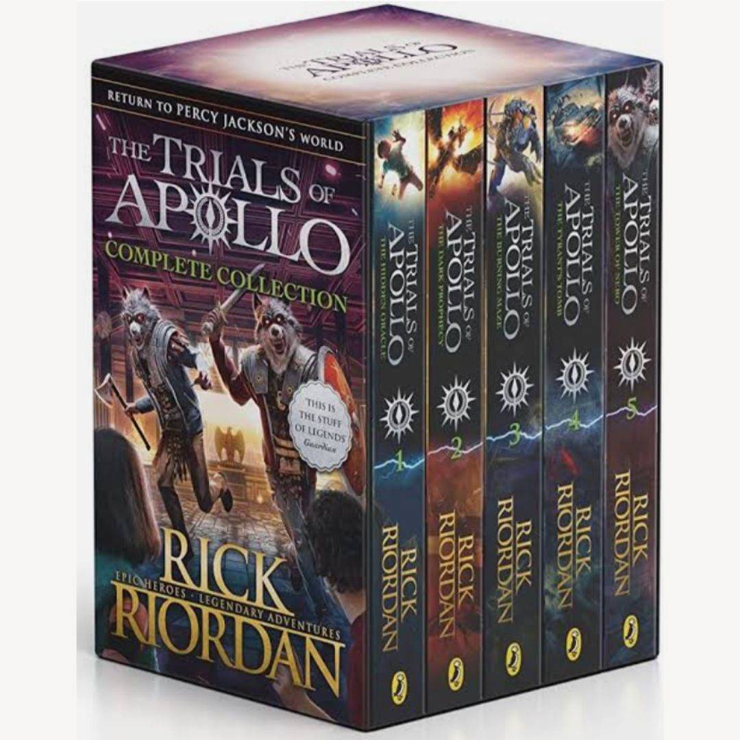 Rick Riordan Complete Collection – Percy Jackson, Heroes of Olympus & Trials of Apollo (15 Books Set)