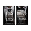 Black ties &amp; white lies + Pretty Rings &amp; Broken things by Kat Singleton