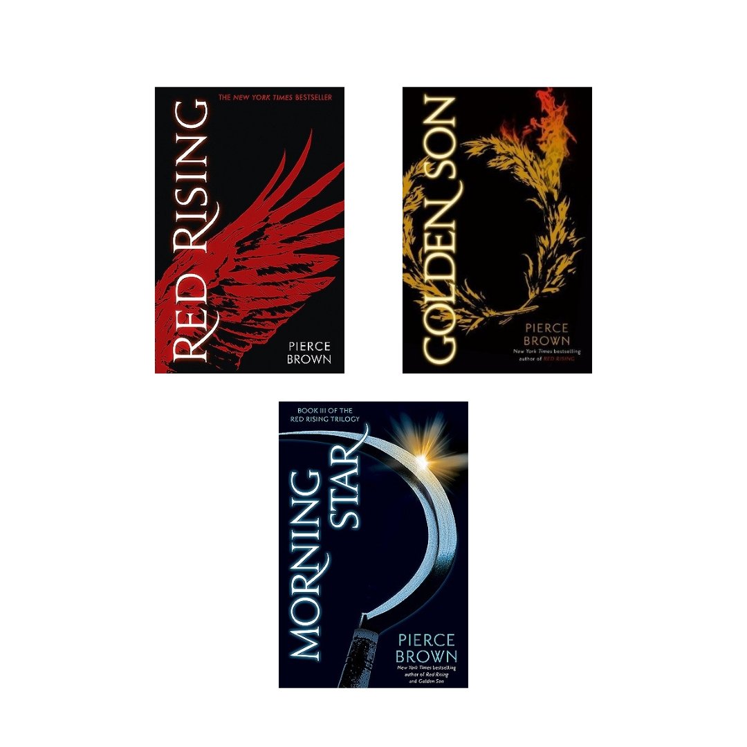 Red Rising Trilogy by Pierce Brown (Red Rising + Golden Son + Morning Star)