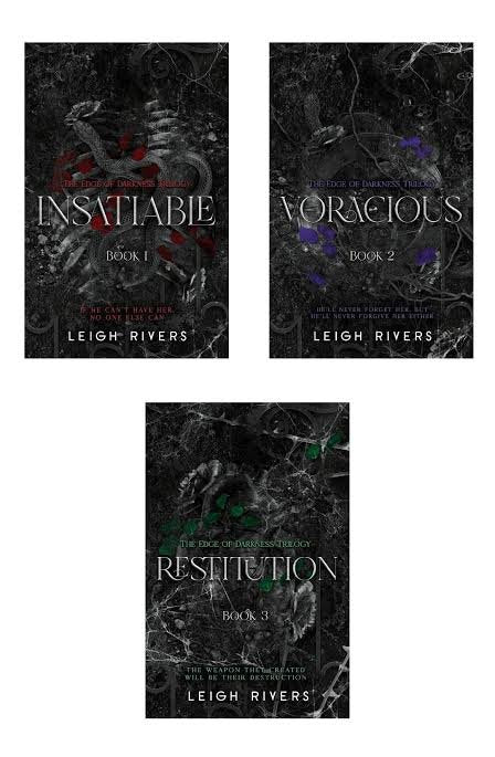 The Edge of Darkness Trilogy by Leigh Rivers (Books 1–3 Set)