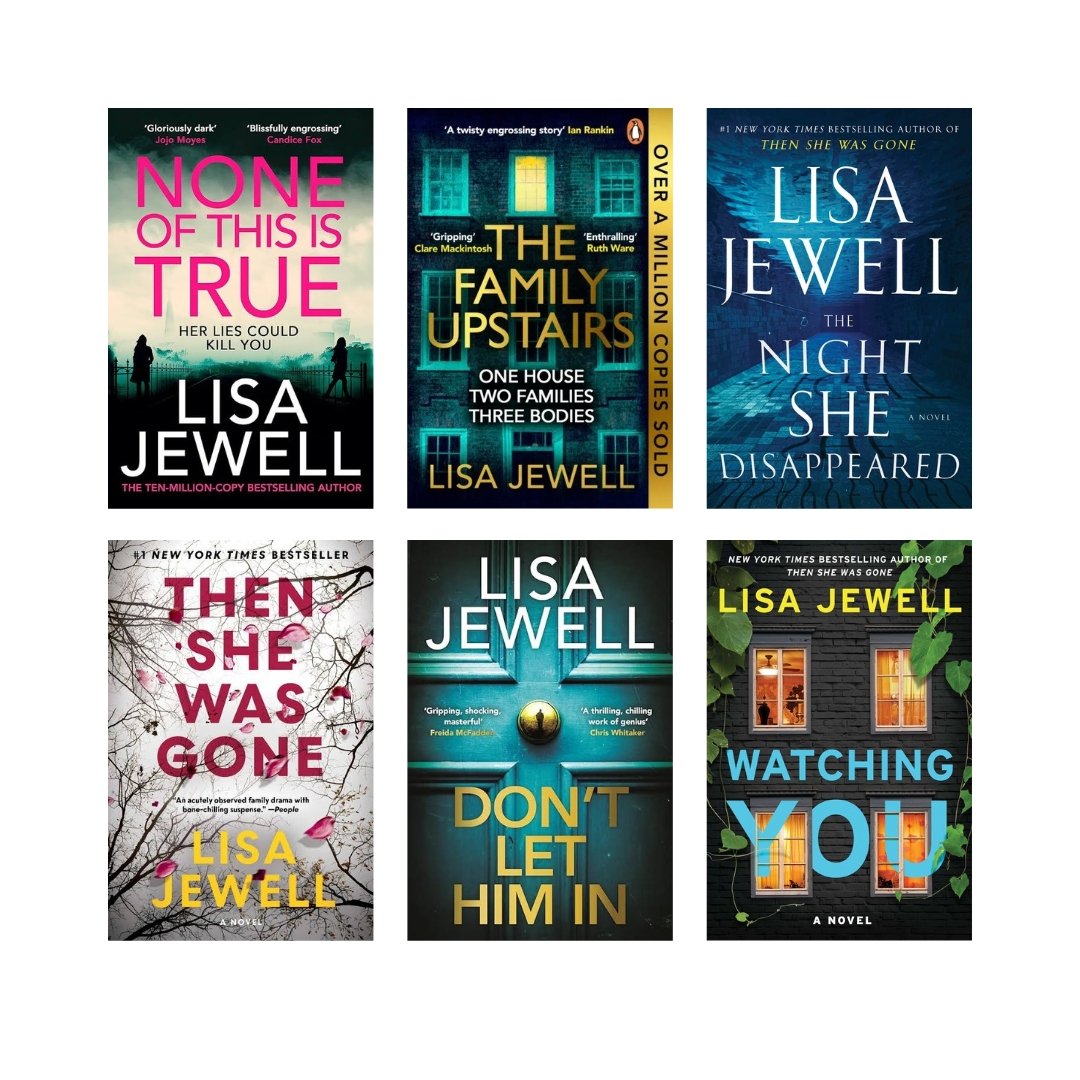 Lisa Jewell Books (Thriller Combo) 6 Books Set – Gripping Psychological Mysteries