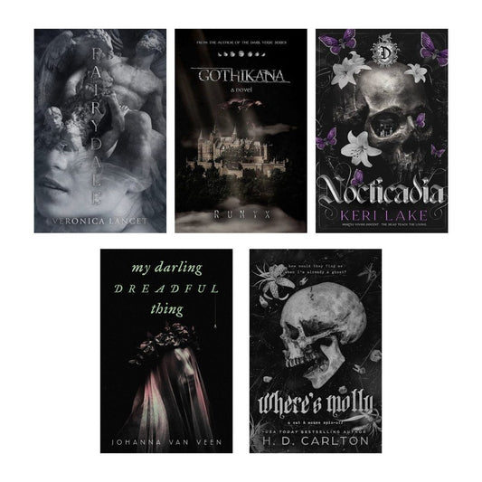 5 Gothic Books Combo (Fairydale + Gothikana + Nocticadia + My Darling Dreadful + Where's Molly)
