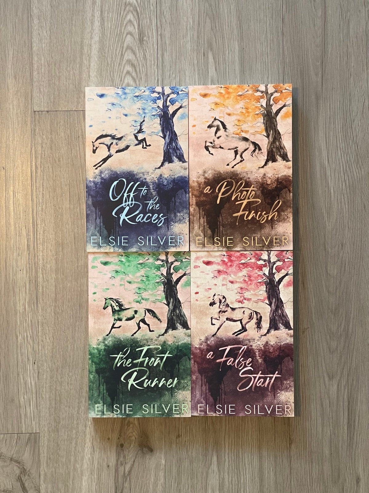 Gold Rush Ranch Series by Elsie Silver (Off to the Races + A Photo Finish + The Front Runner + A False Start | Complete 4 Books Set)