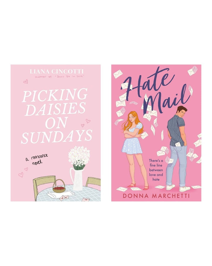Picking Daisies on Sundays by Liana Cincotti &amp; Hate Mail by Donna Marchetti | Romantic Comedy Combo | Cash on Delivery &amp; Free Bookmarks