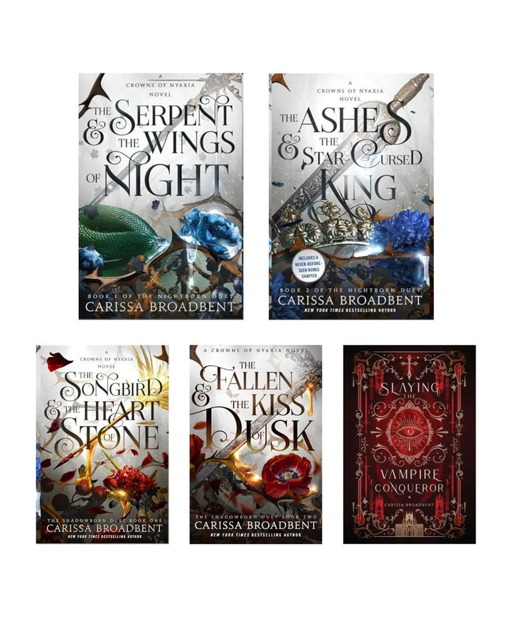 Crowns of Nyaxia Series by Carissa Broadbent (Complete Set of 5 Books) | Cash on Delivery &amp; Free Bookmarks