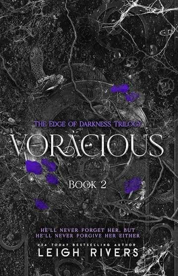 Leigh Rivers Dark Romance Book Set: Edge of Darkness Trilogy + Psychotic Obsession 4-Book Combo: Insatiable, Voracious, Restitution, Psychotic Obsession