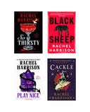 Rachel Harrison Horror &amp; Dark  Book Collection (4 Books): Black Sheep, Cackle, So Thirsty, Play Nice (Paperback)