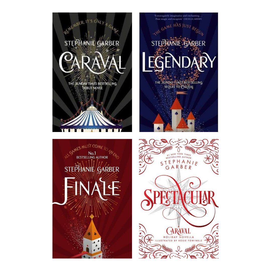 Caraval Series by Stephanie Garber (Caraval + Legendary + Finale + Spectacular)