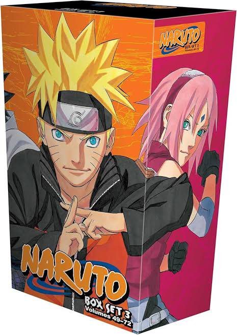 Naruto Box Set 3 Vol: 49-72 : Kishimoto, Masashi (Premium Manga)