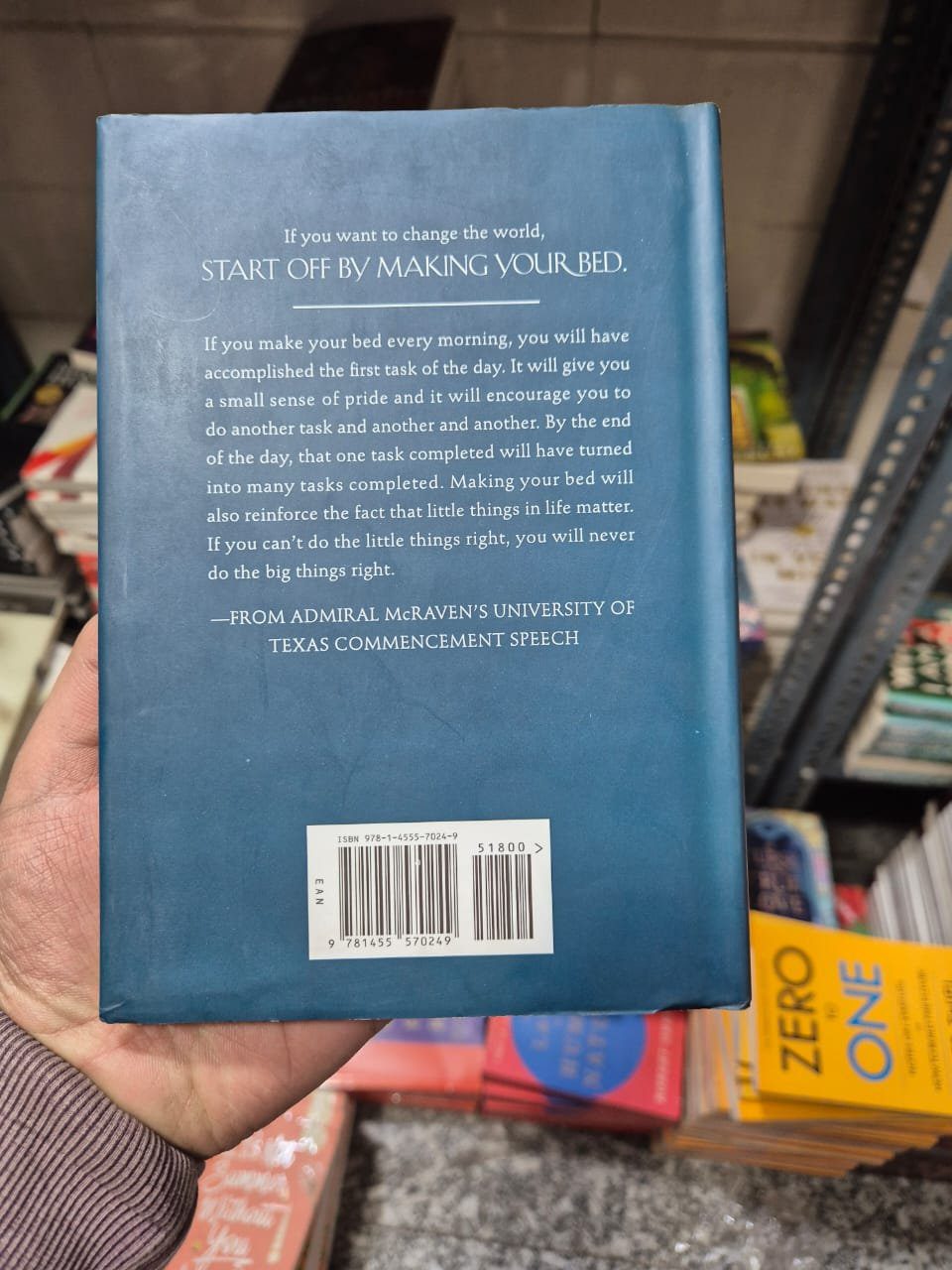 Make Your Bed Book by William H. McRaven (Hardcover)