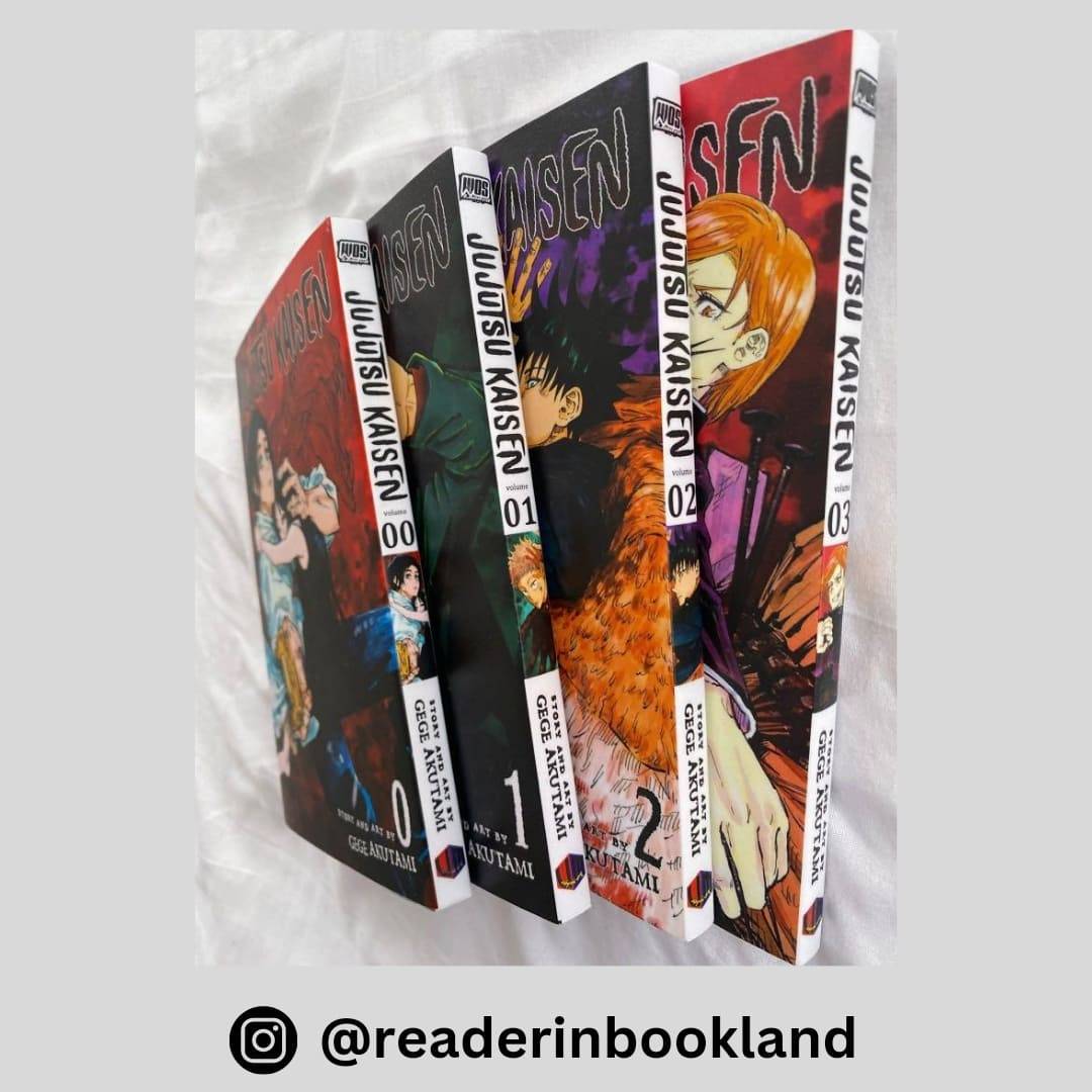 Jujutsu Kaisen Volu. 0 to 03 (4 books, Paperback)