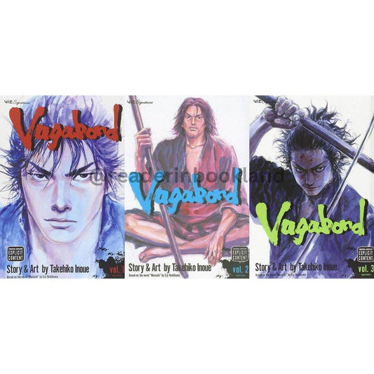 Vagabond vol 1, 2 & 3 - English, Paperback