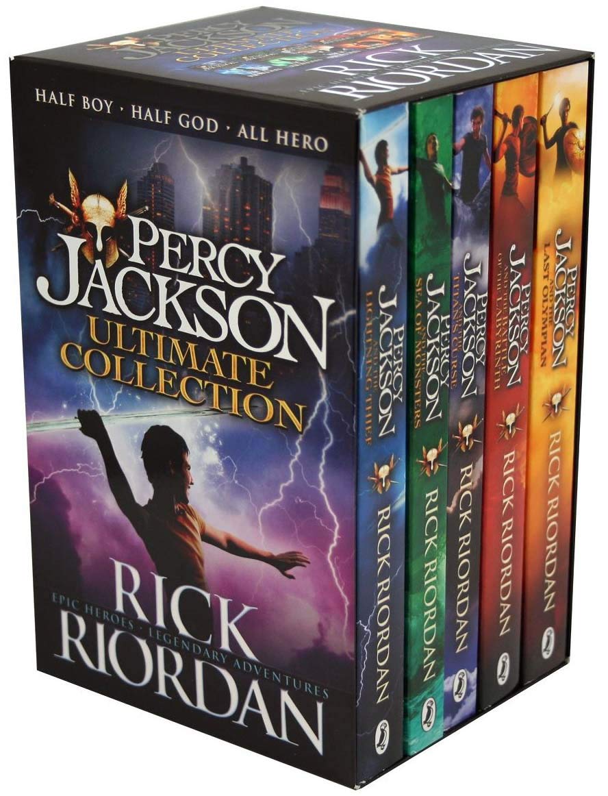 Rick Riordan Complete Collection – Percy Jackson, Heroes of Olympus & Trials of Apollo (15 Books Set)