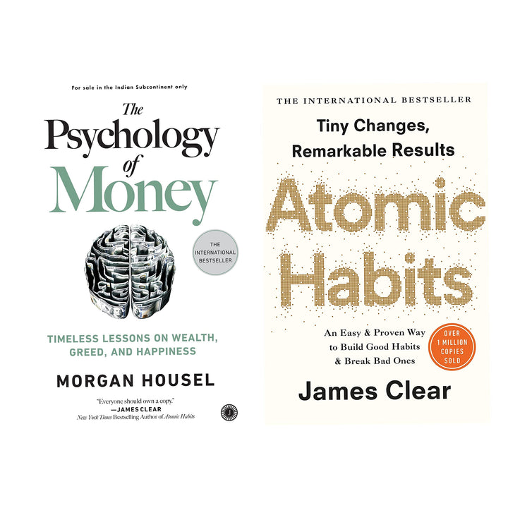 The Psychology Of Money + Atomic Habits (English, Paperback)