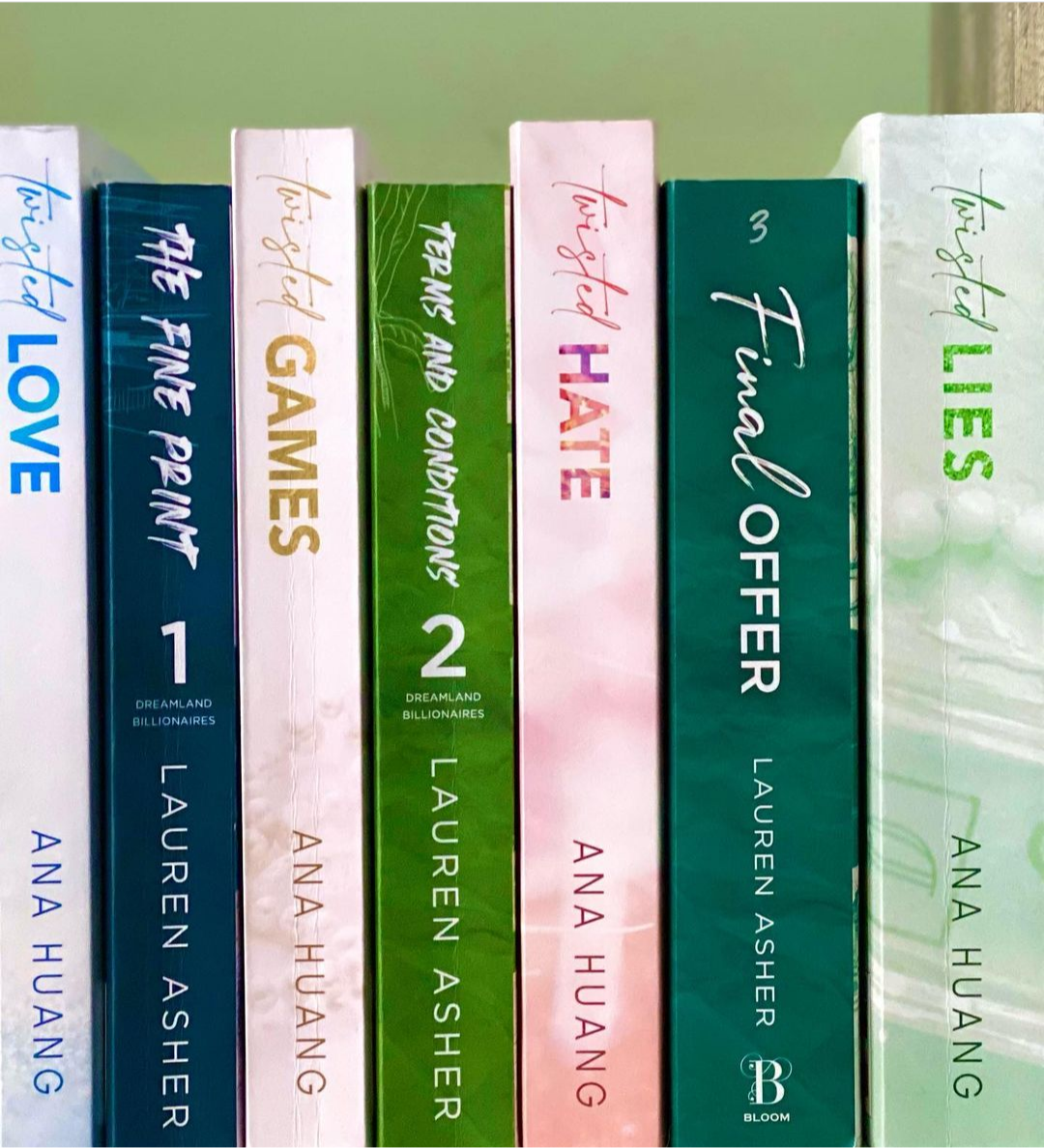 Dreamland billionaire series + twisted series