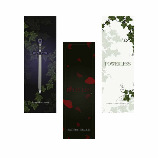 Powerless Trilogy 3 Bookmarks - Powerless + Reckless + Powerfull