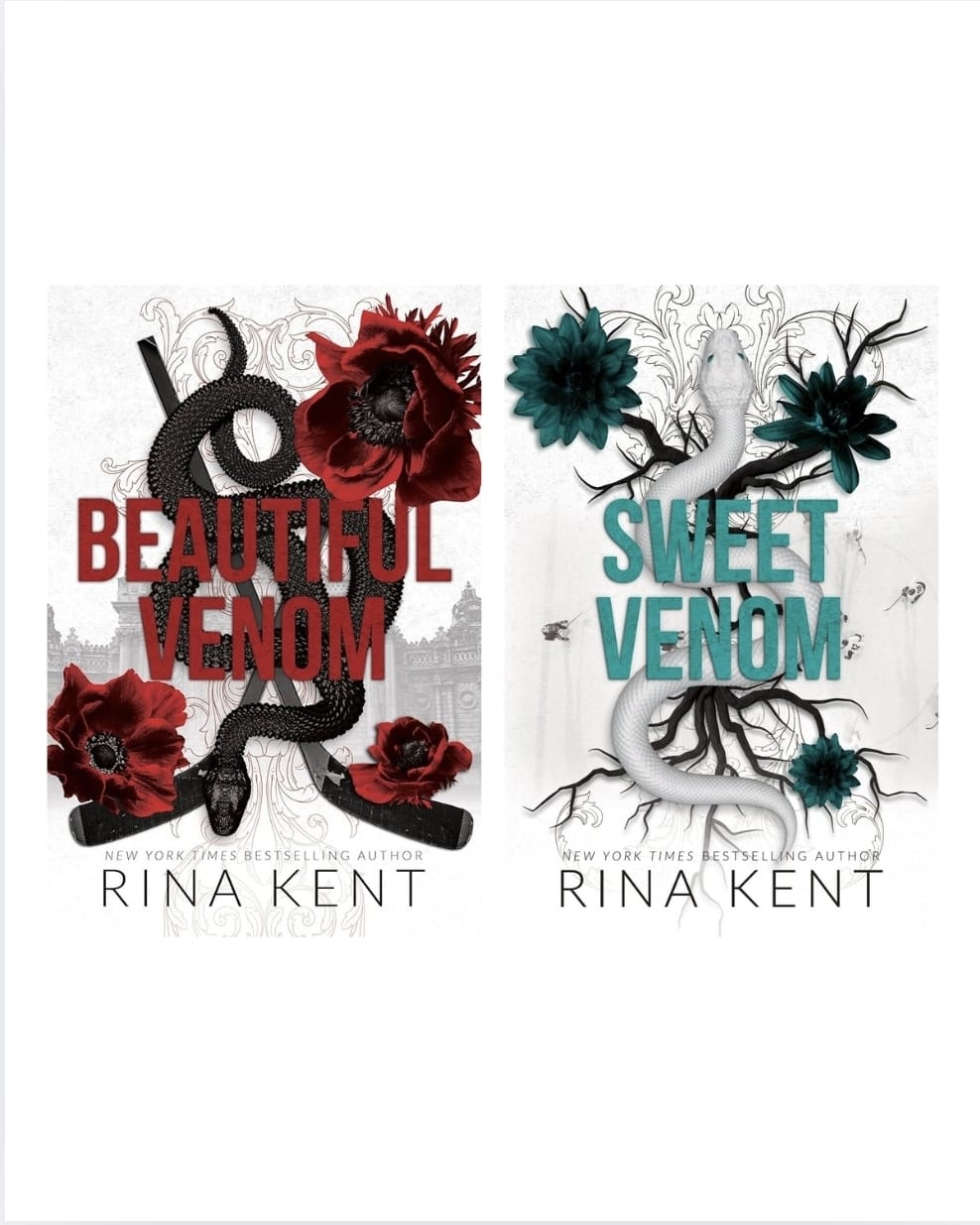 Beautiful Venom & Sweet Venom Duet by Rina Kent | Dark Romance Duology | Paperback Set