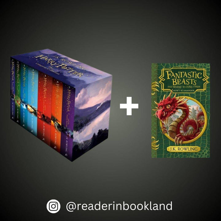 Harry Potter Box Set + Fantastic Beasts and Where to Find Them Book by J. K. Rowling
