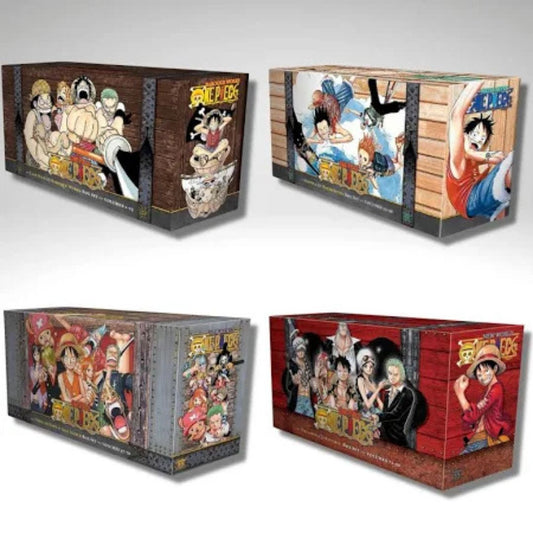 One Piece Manga Box Set Collection (Box 1–4) – Volumes 1–90
