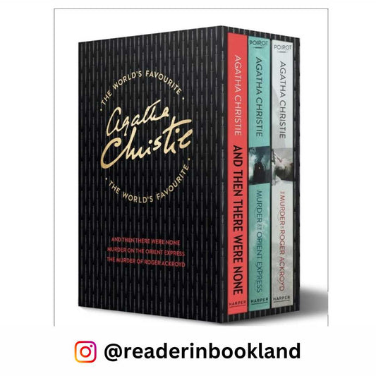 Agatha Christie Box set : Combo of 3 Books